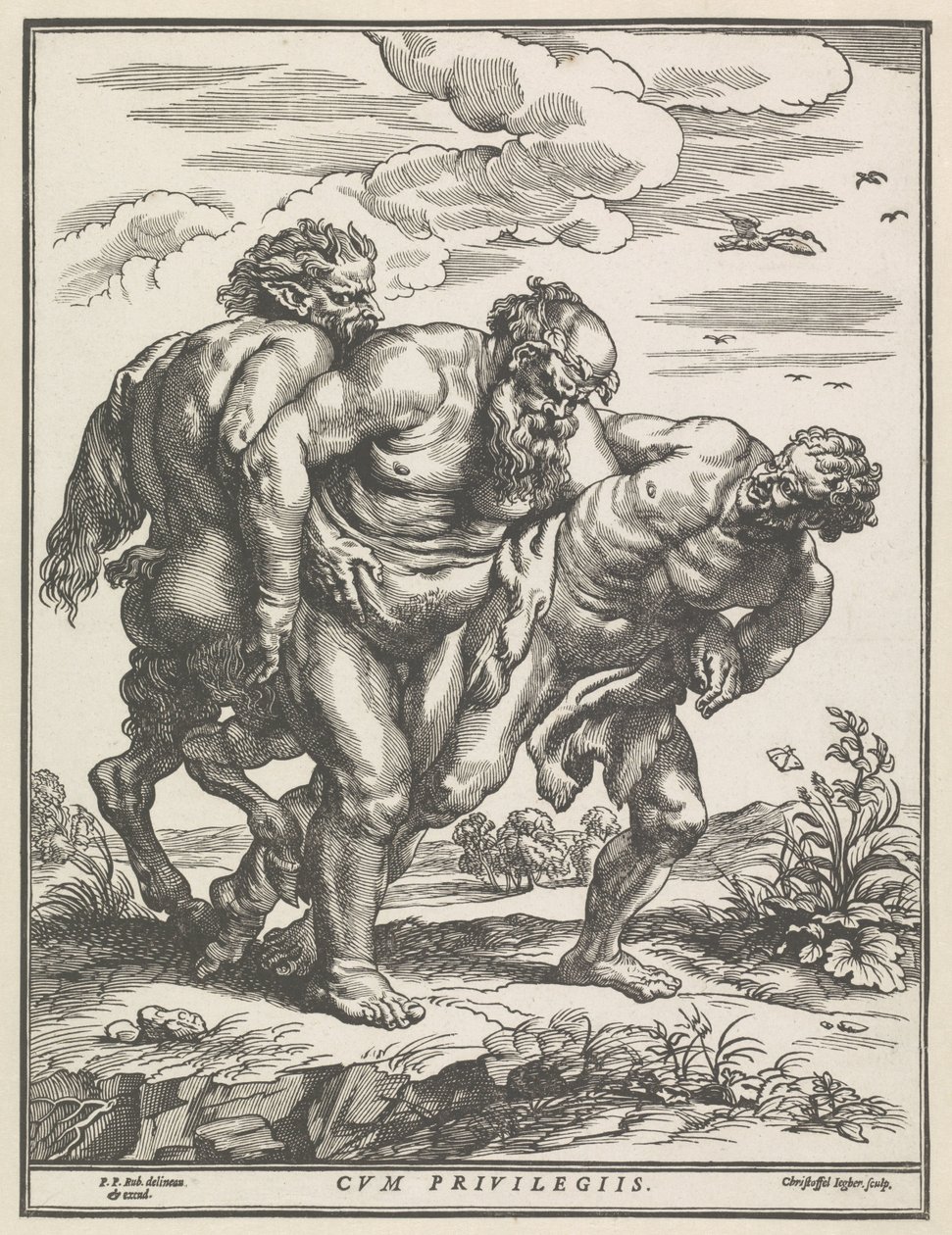 Betrunkener Silenus von Christoffel Jegher