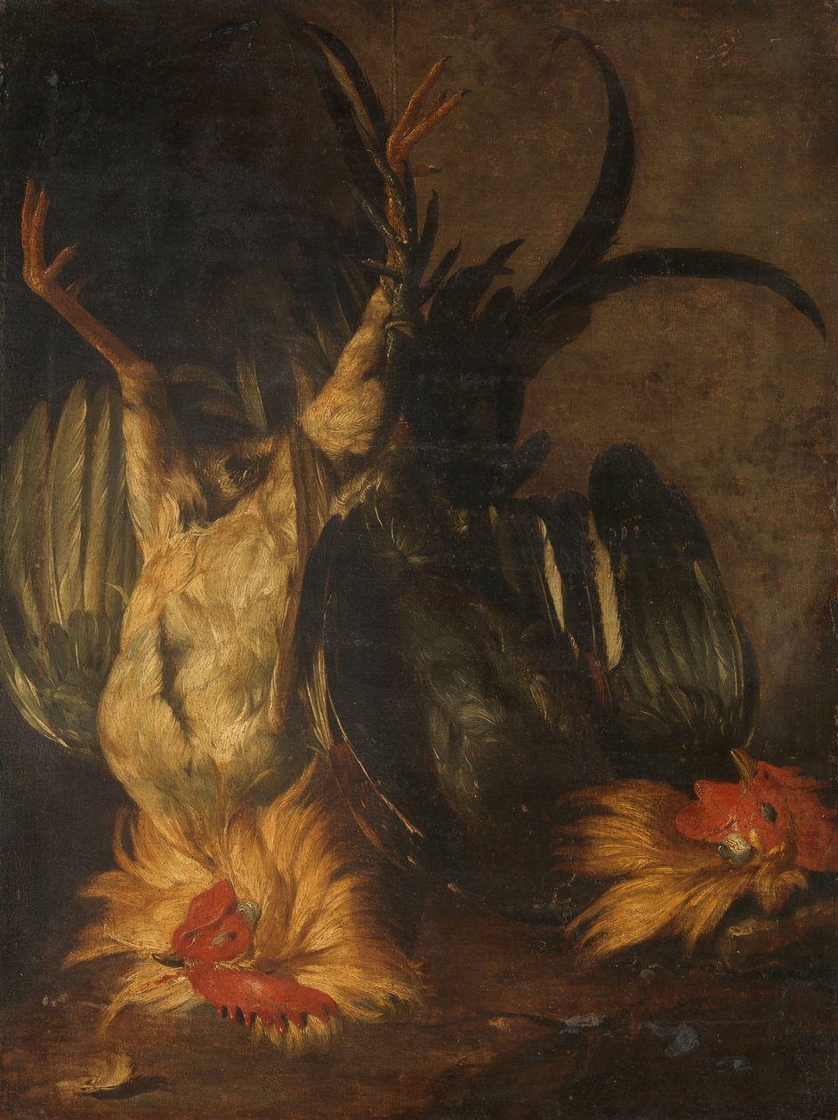 Tote Hähne von Christoffel Puytlinck