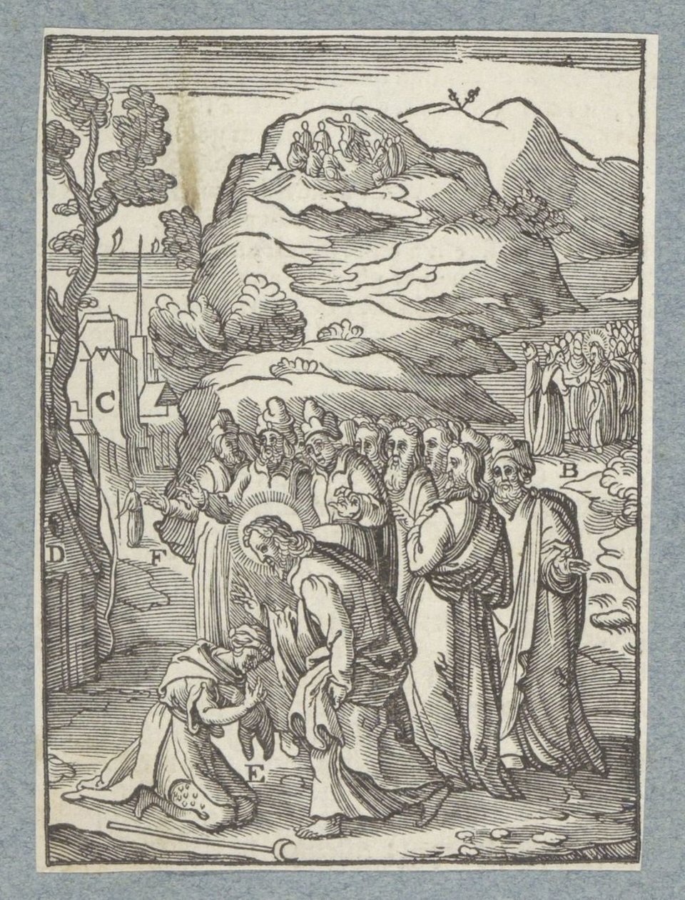 Christus heilt einen Aussätzigen von Christoffel van Sichem (II)