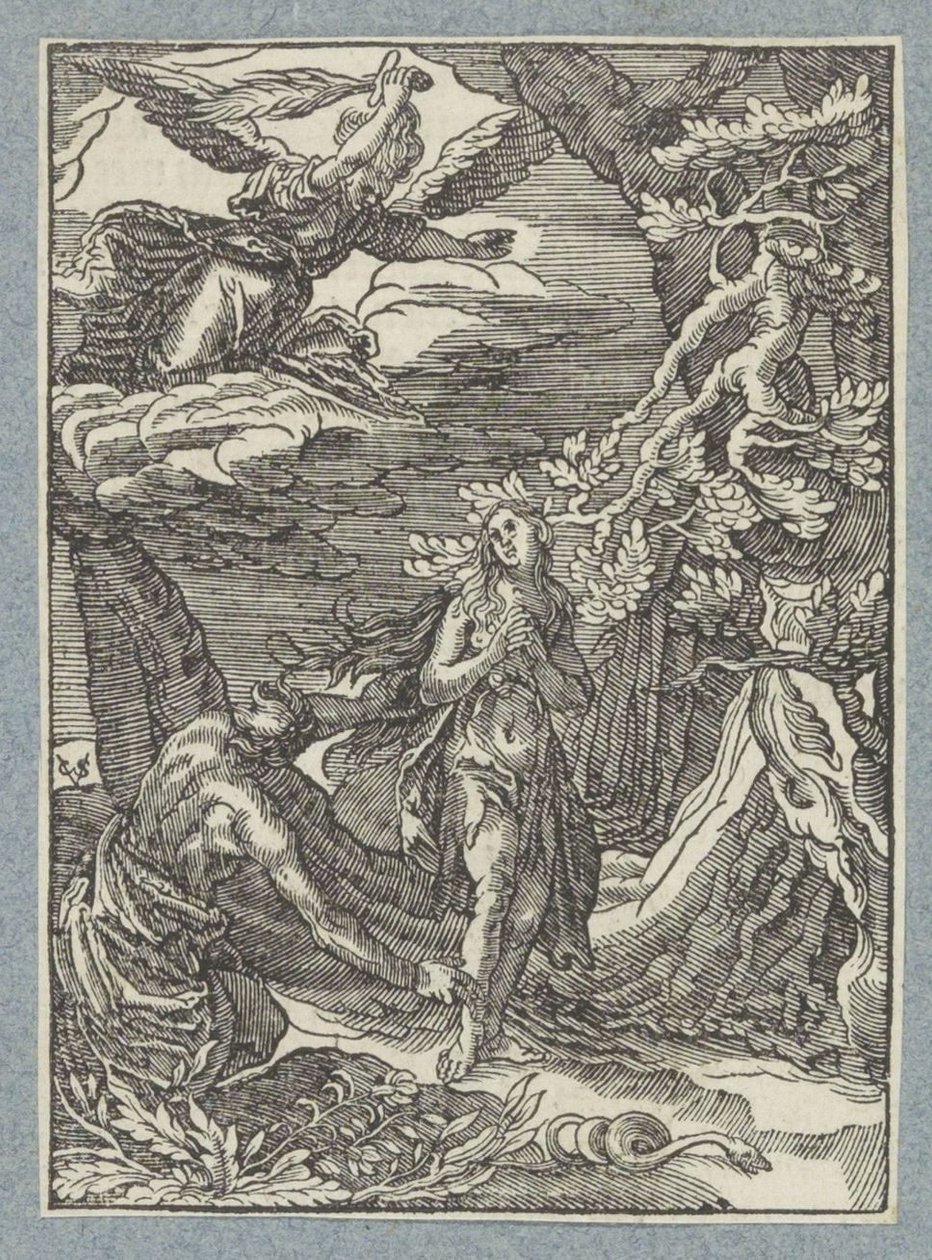 Vertreibung aus dem Paradies von Christoffel van Sichem (II)