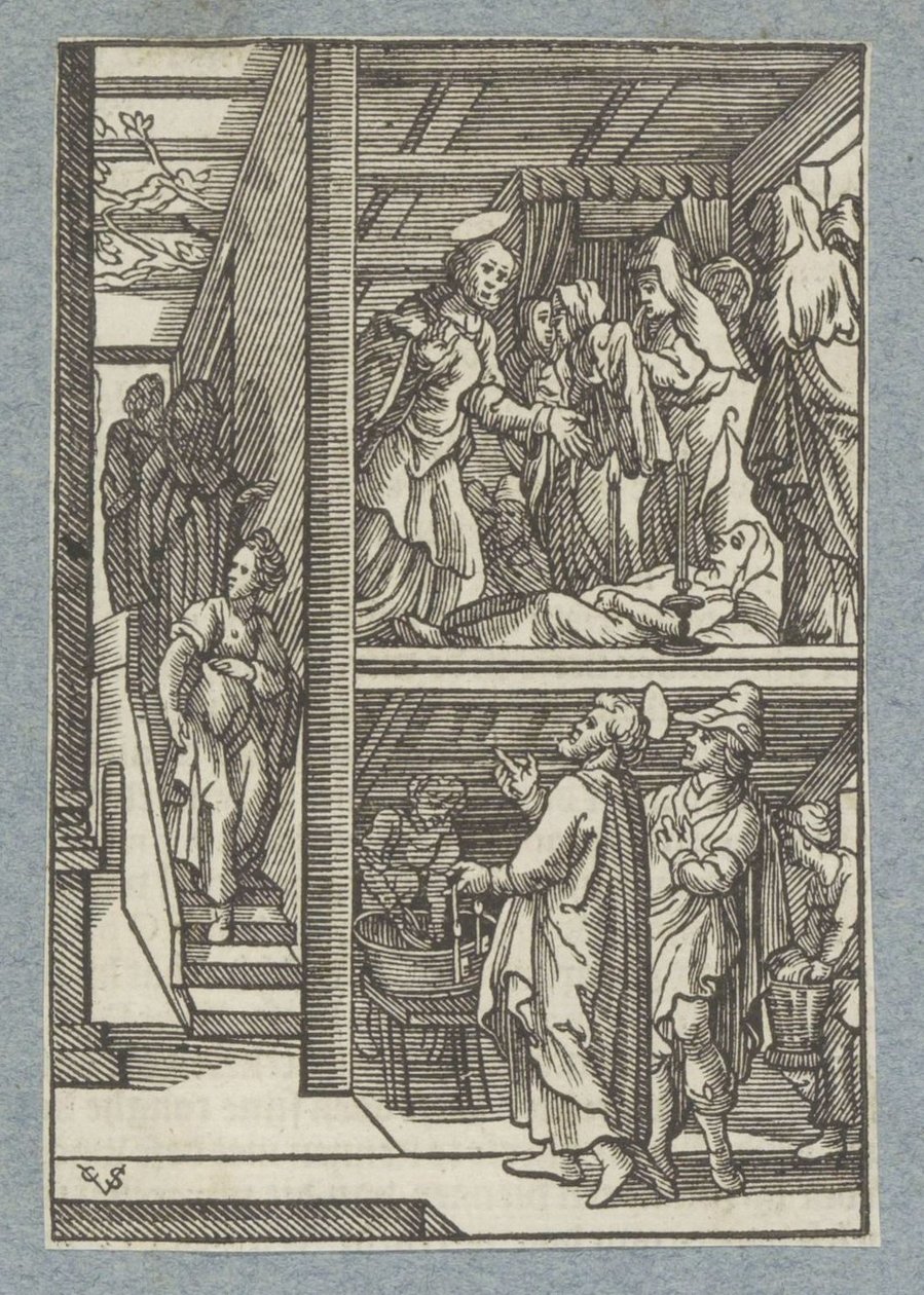 Erweckung der Dorkas (Tabita) von Christoffel van Sichem (II)