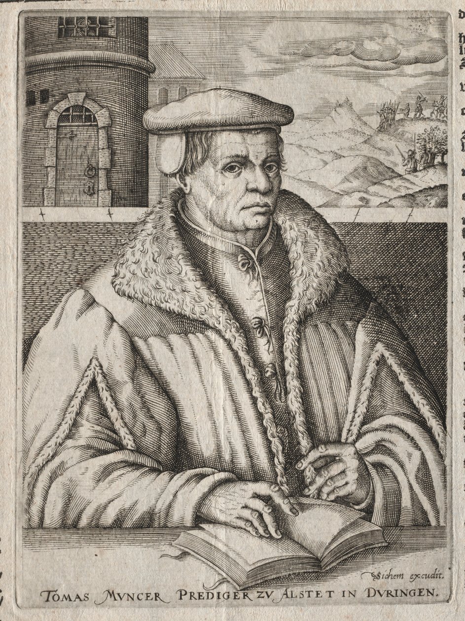 Porträt von Thomas Münzer von Christoffel van Sichem