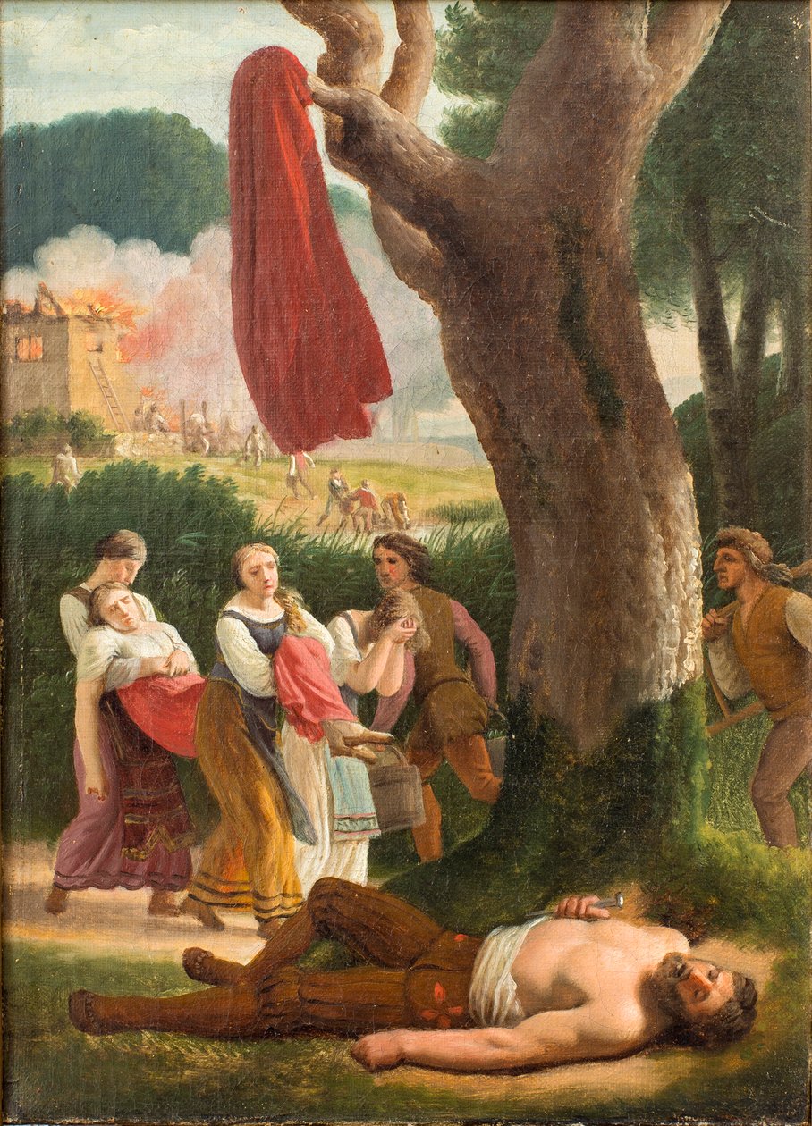 Hagbard und Signe, vor 1820 von Christoffer Wilhelm Eckersberg