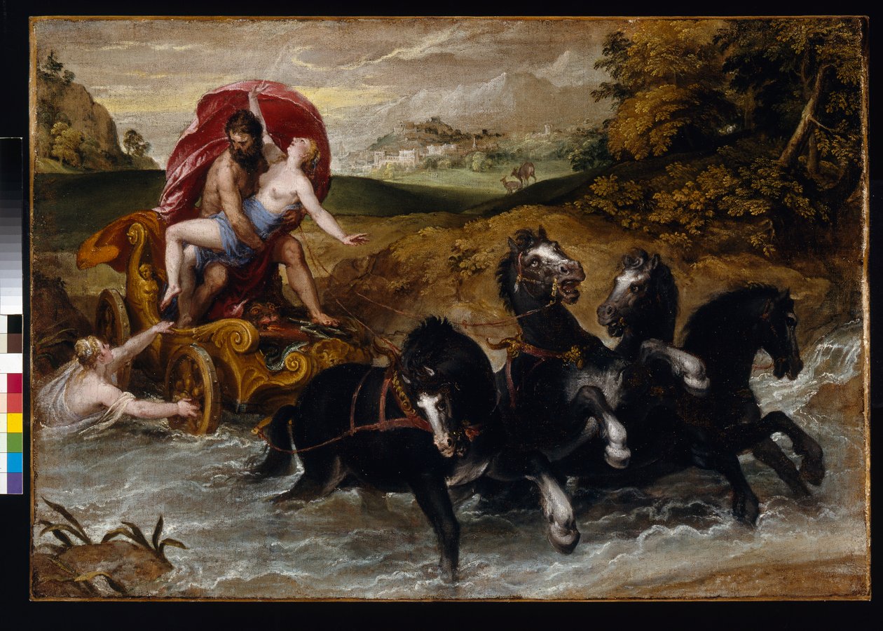 Die Entführung der Proserpina, ca. 1573 von Christoph Schwartz or Schwarz