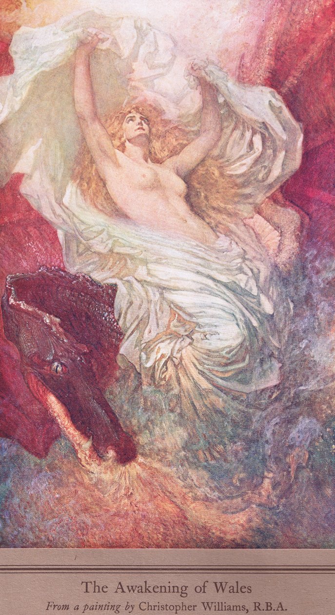 Das Erwachen von Wales, ca. 1915 von Christopher Williams