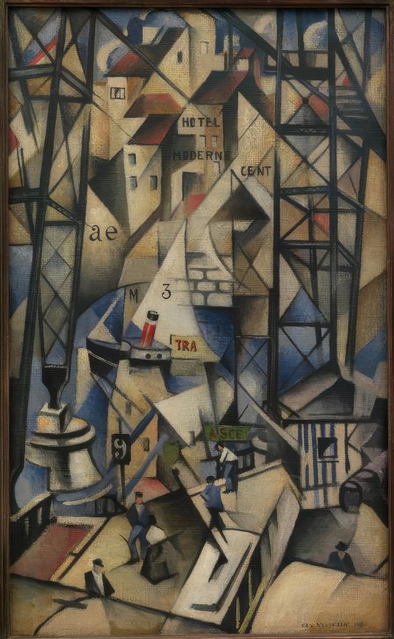 Der alte Hafen von Christopher Richard Wynne Nevinson