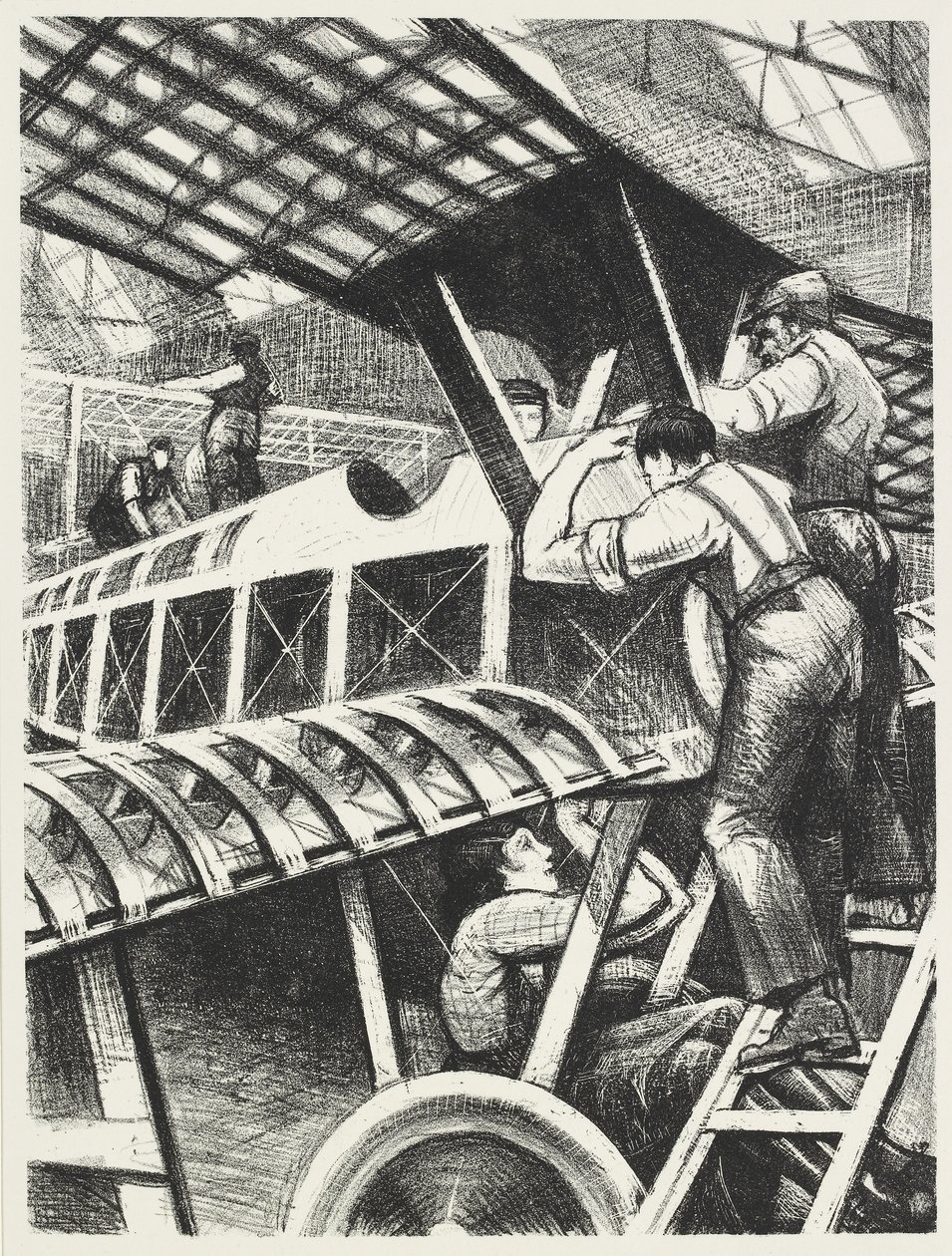 Teile zusammenbauen, 1917 von Christopher Richard Wynne Nevinson