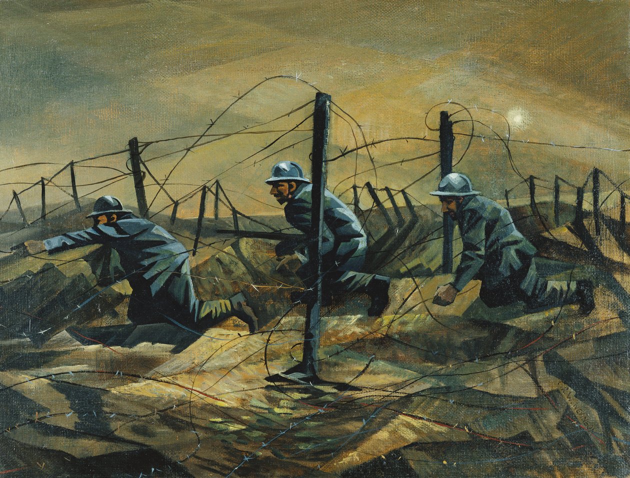 In den Schützengräben von Christopher Richard Wynne Nevinson