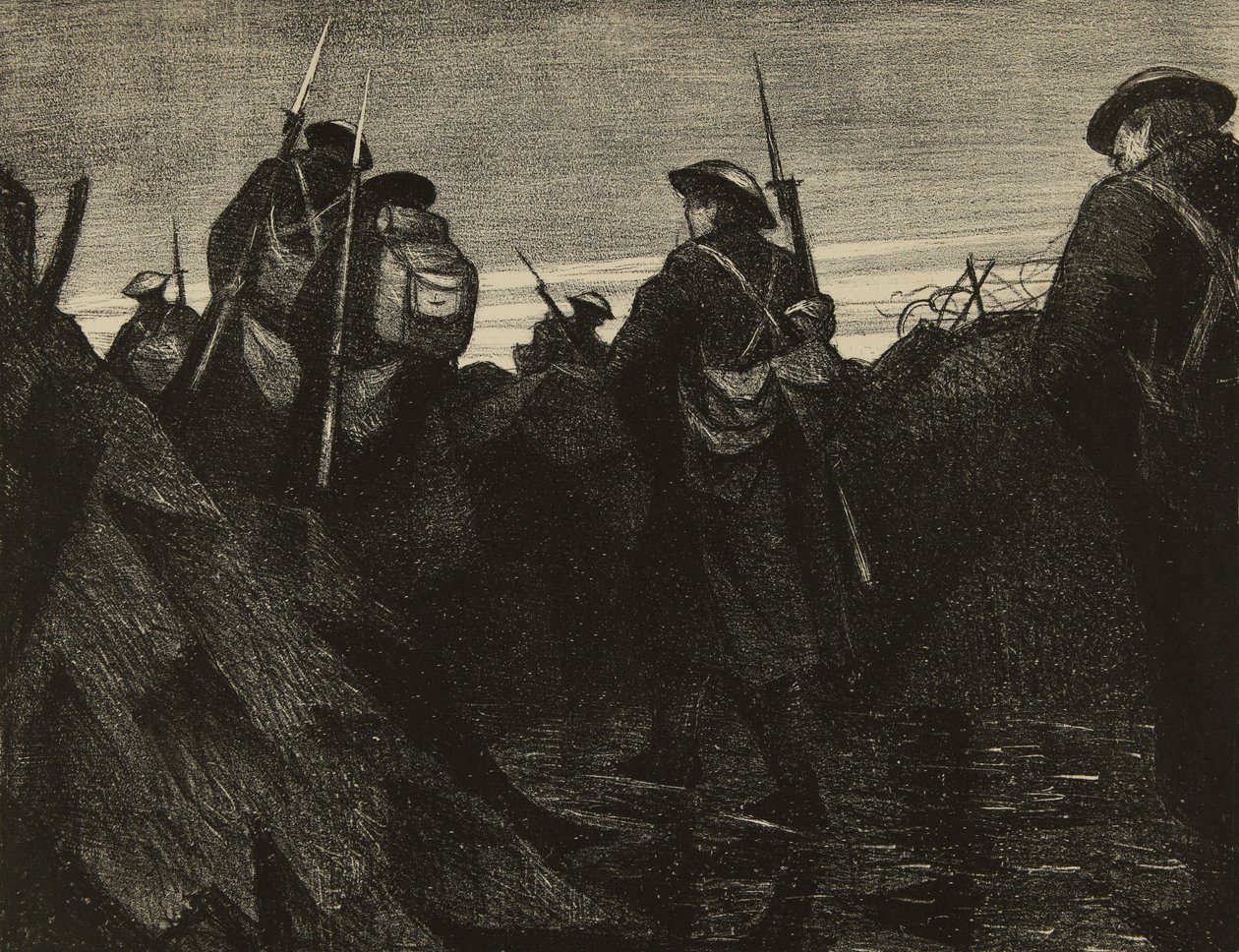 Reliefs bei Morgengrauen von Christopher Richard Wynne Nevinson