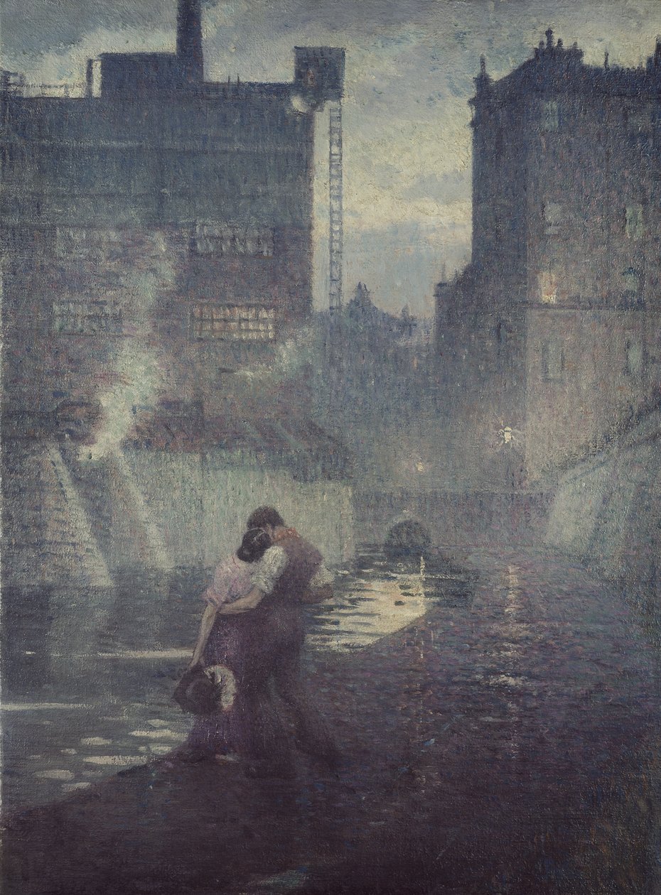 Der Treidelpfad, 1912 von Christopher Richard Wynne Nevinson