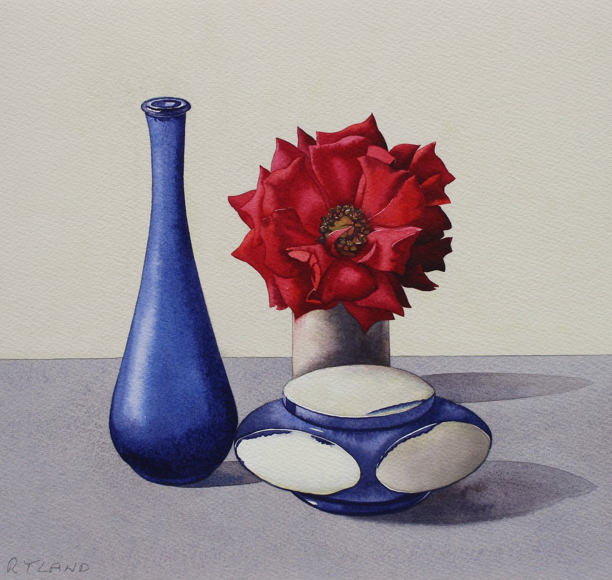 Stillleben Rote Rose von Christopher Ryland