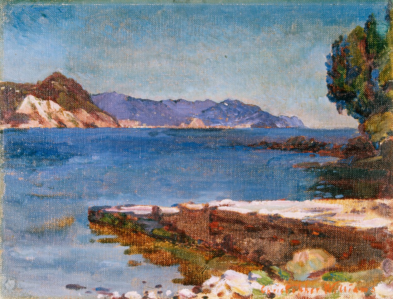 Die ligurische Küste von Rapallo von Christopher Williams