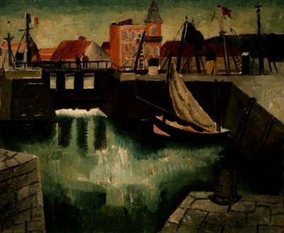 Hafen, Dieppe von Christopher Wood