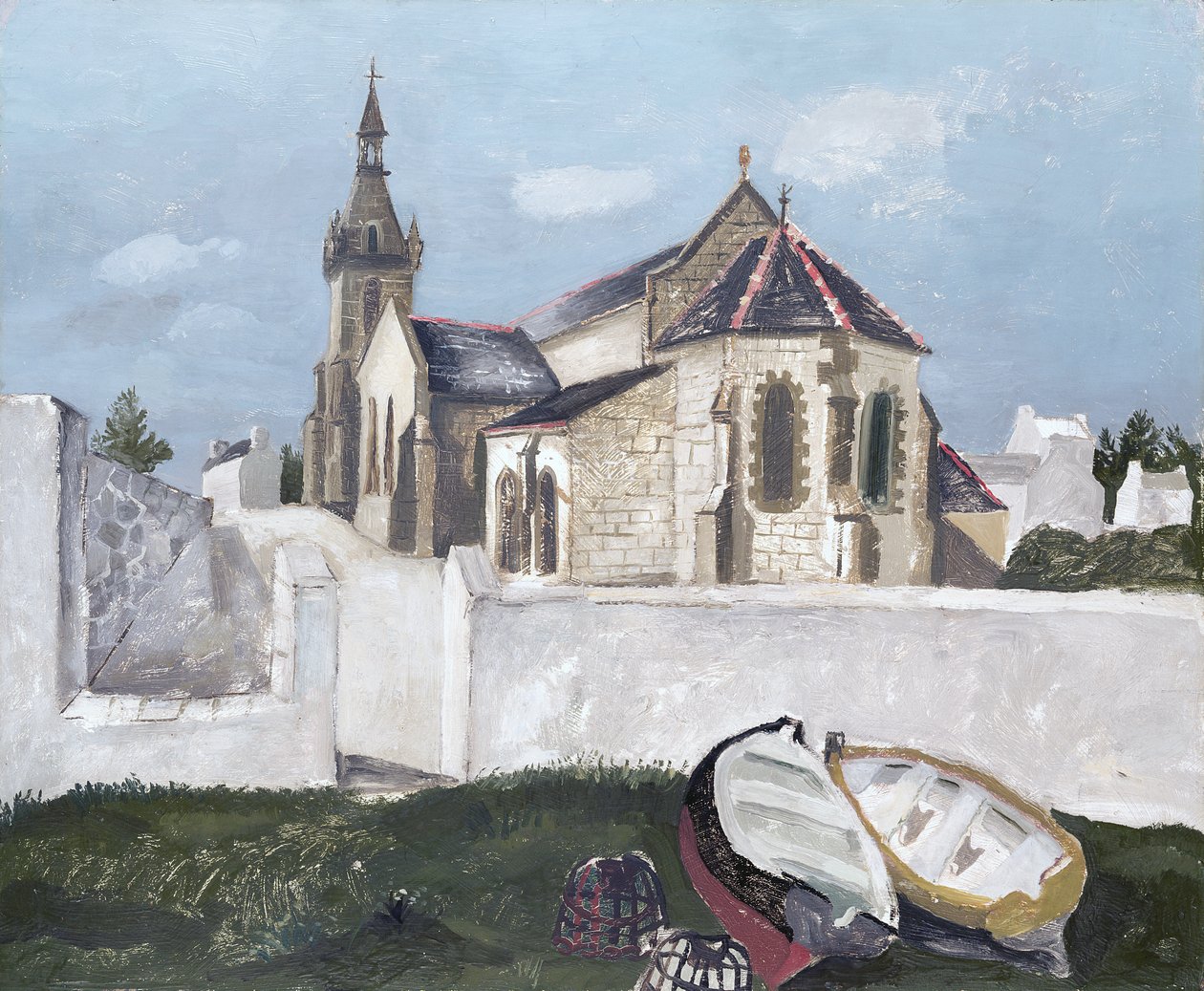 Kirche von Treboul, Bretagne von Christopher Wood