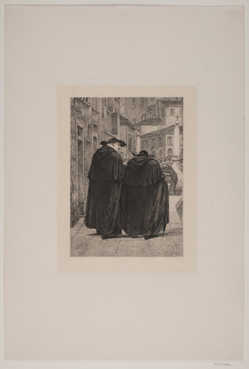 Zwei römische Priester von Cilius Johannes Konrad Andersen