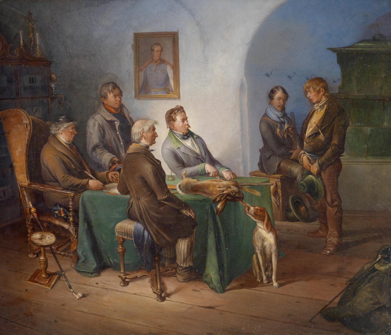 Der Wilddieb von Circle of Josef Danhauser