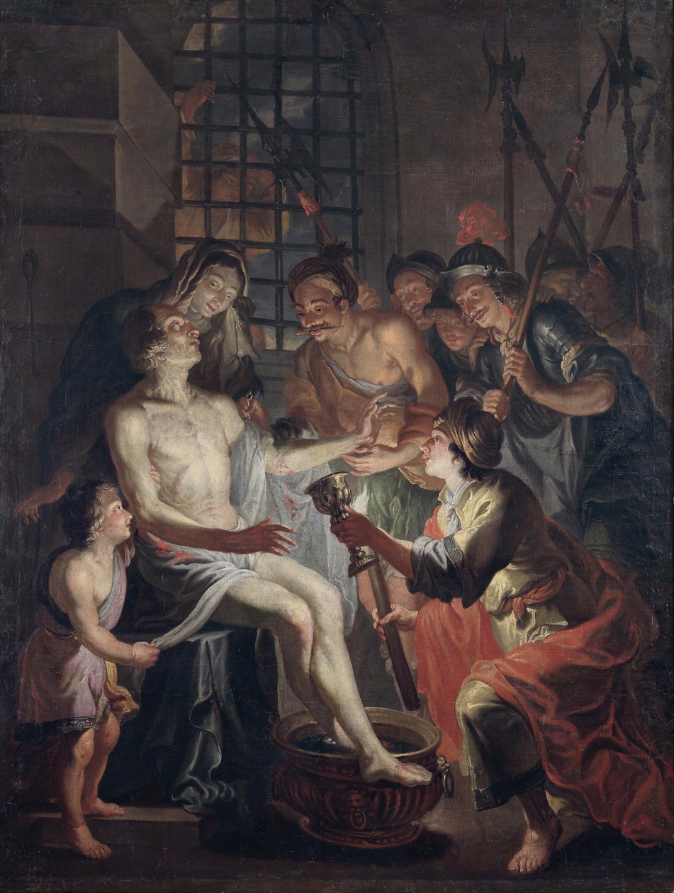 Der Tod Senecas von Circle of Matthias Stom