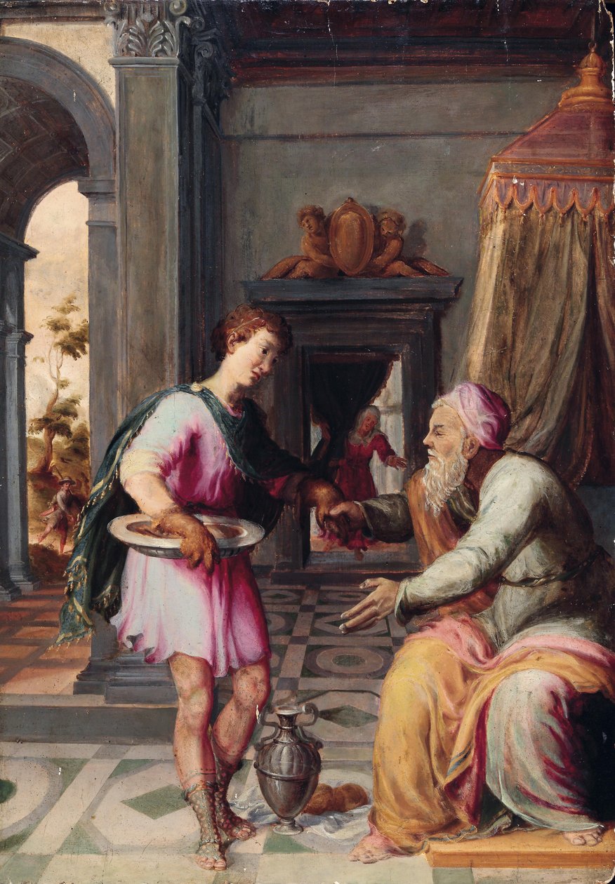 Isaak und Jakob von Circle of Prospero Fontana