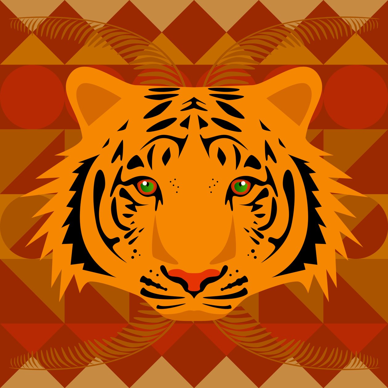 Aztekischer Tiger von Claire Huntley