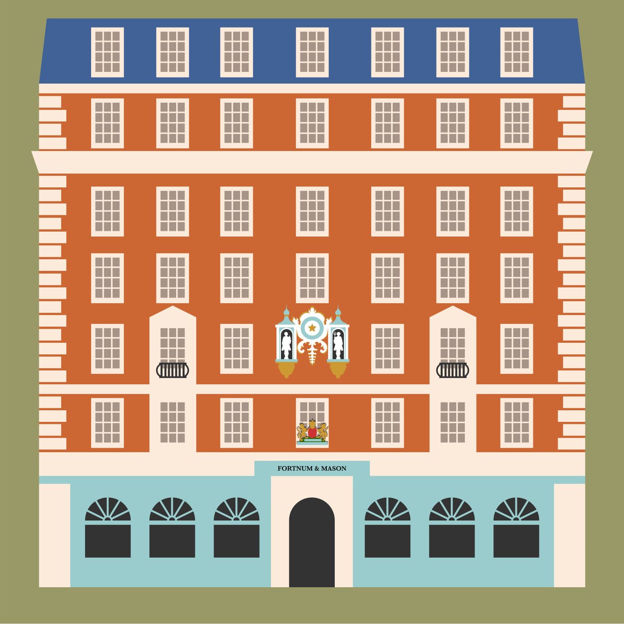 Fortnum und Mason, Piccadilly von Claire Huntley