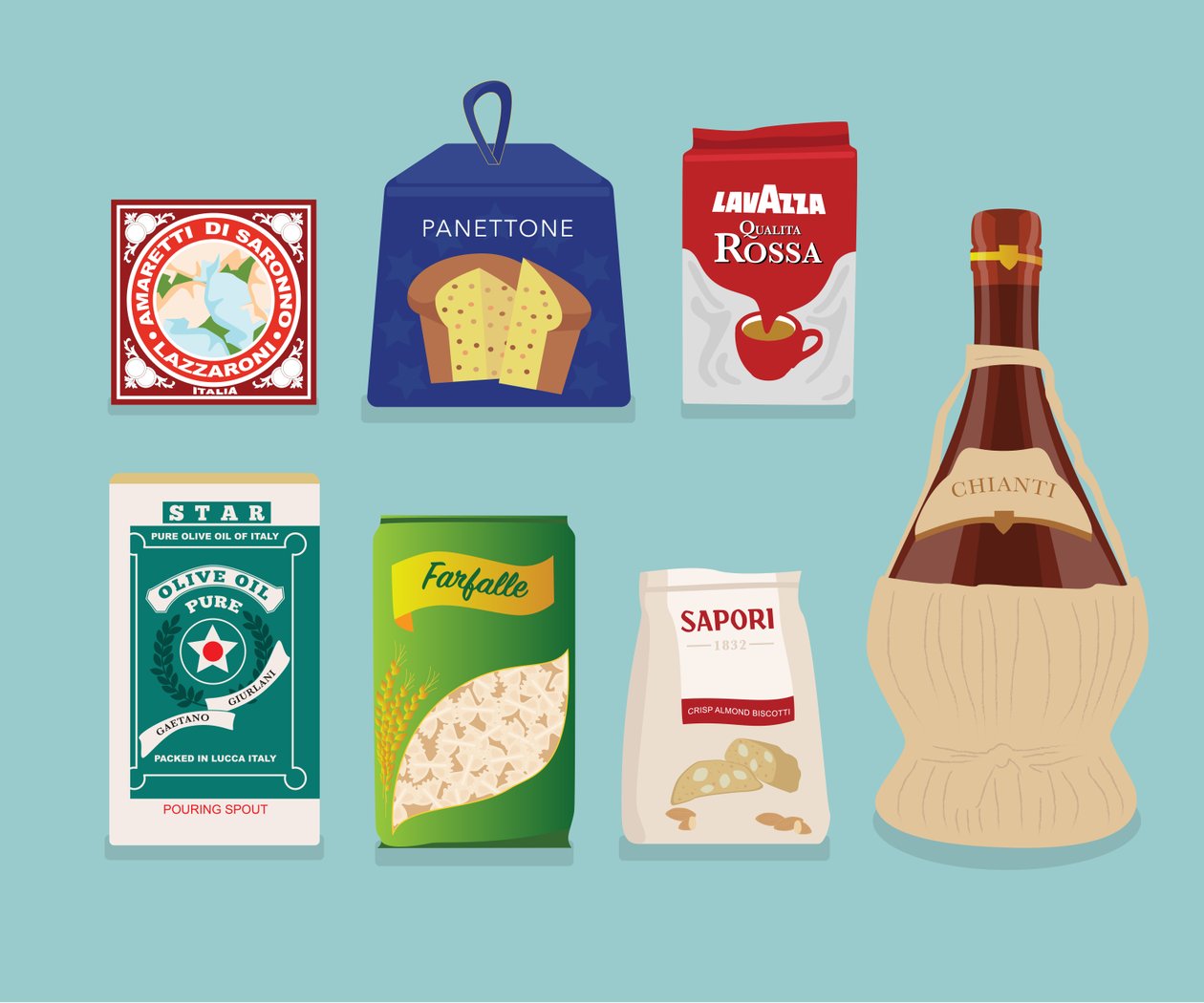 Italienische Feinkost von Claire Huntley
