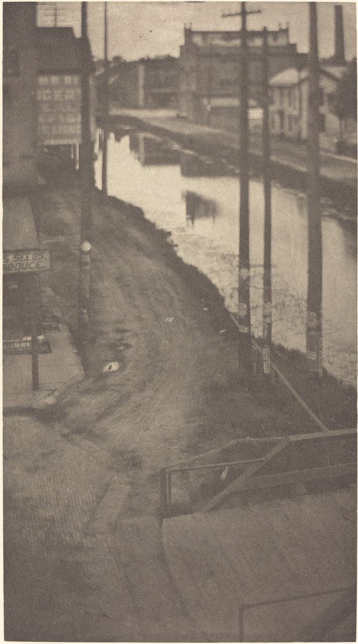 Telegrafenmasten von Clarence H. White