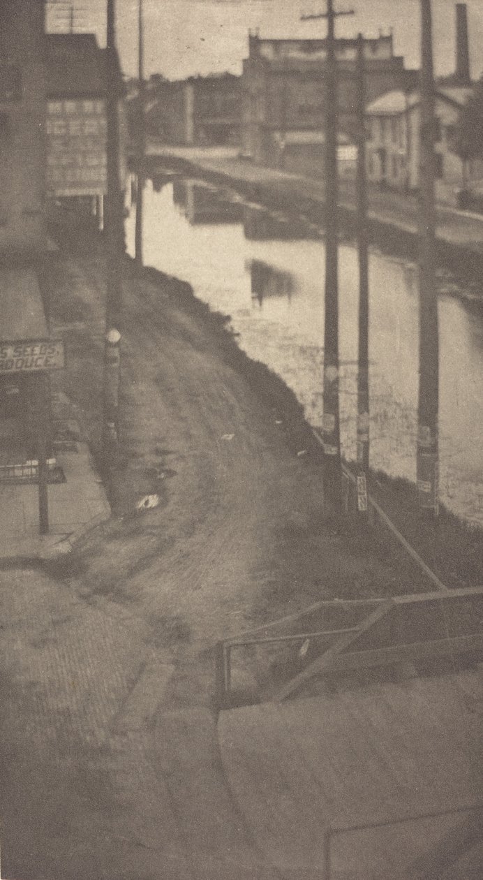 Telegrafenmasten von Clarence H White