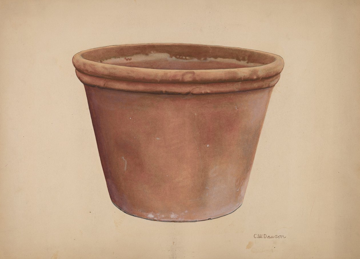 Blumenvase von Clarence W. Dawson