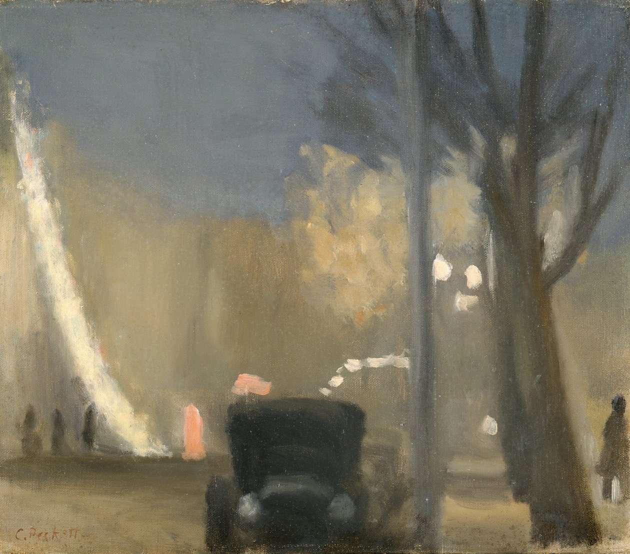 Collins Street, Abend von Clarice Beckett