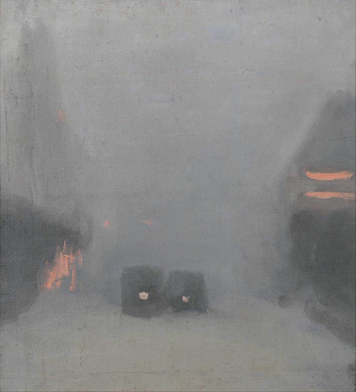 Vorbeifahrende Straßenbahnen von Clarice Beckett