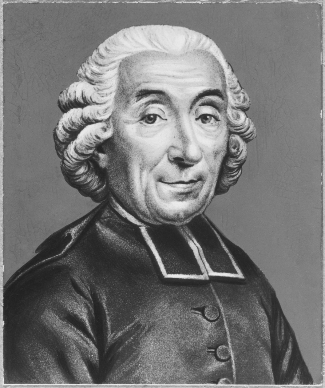 Porträt von Gabriel Bonnot de Mably von Claude Dominique Vinsac