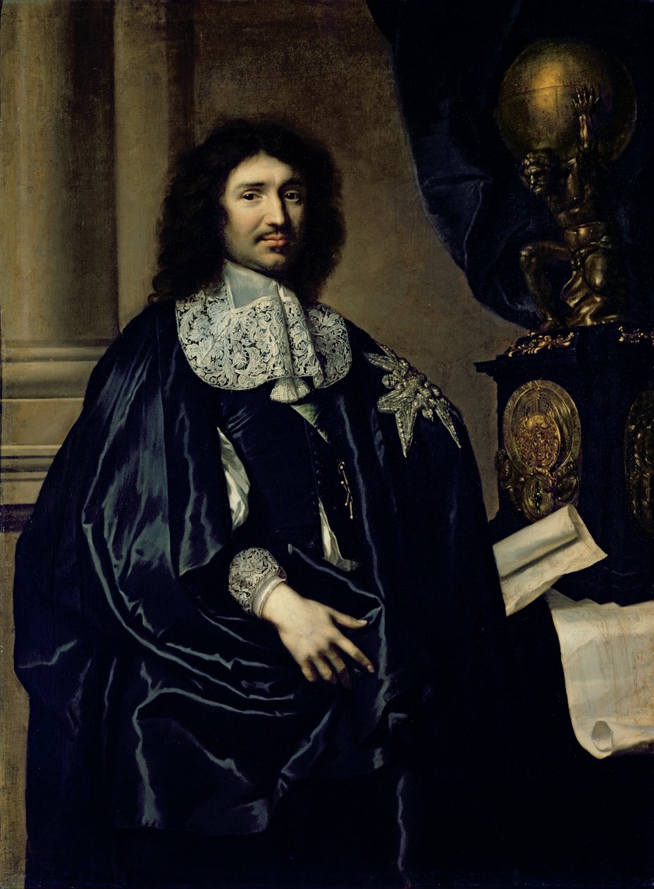 Porträt von Jean-Baptiste Colbert de Torcy (1619-83) 1666 von Claude Lefebvre
