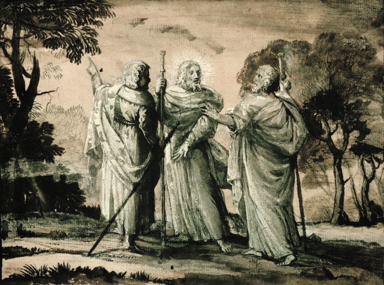 Reise nach Emmaus von Claude Lorrain