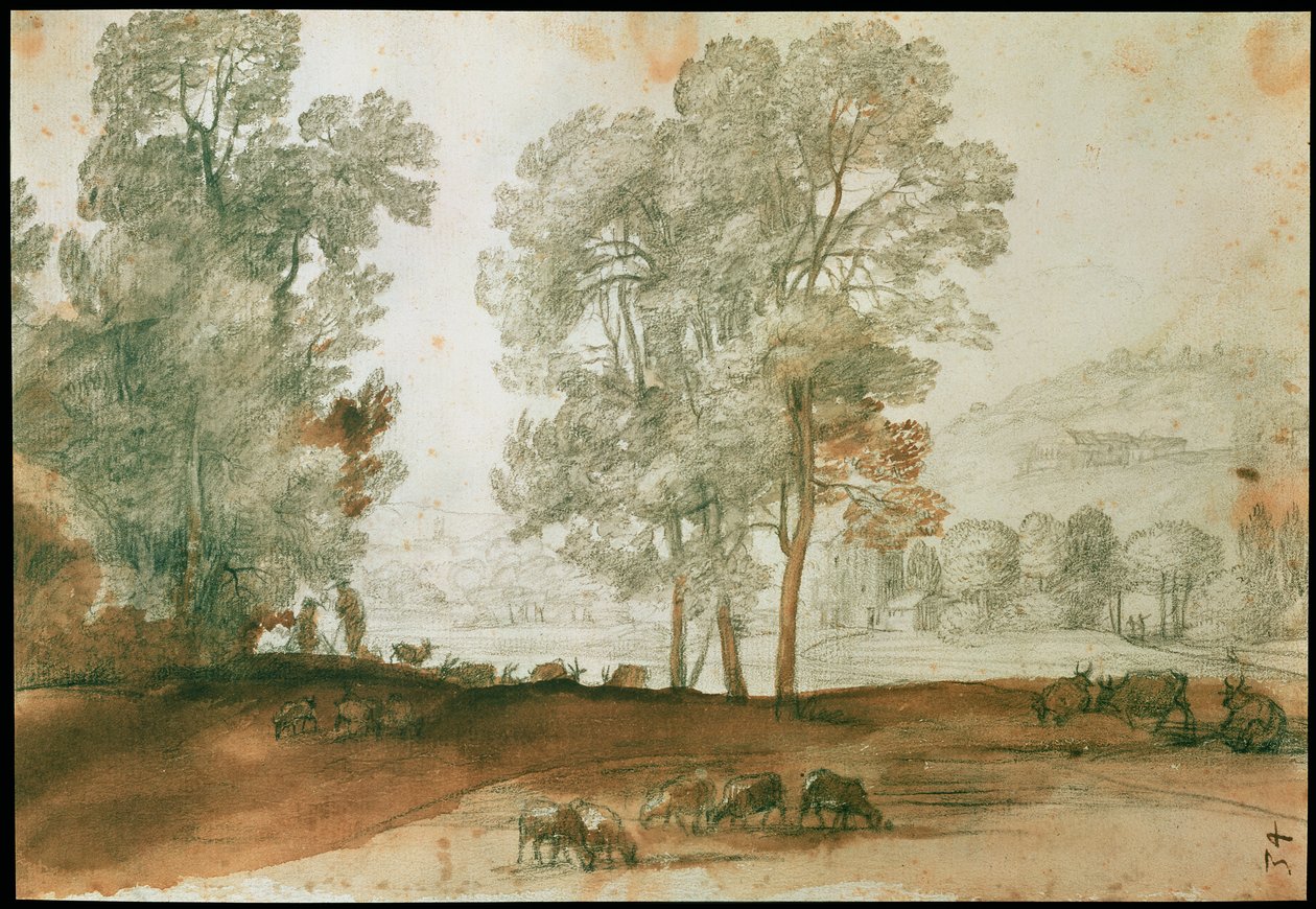 Pastorale Landschaft von Claude Lorrain