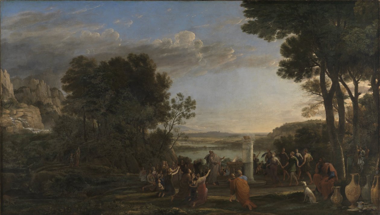 Anbetung des Goldenen Kalbs von Claude Lorrain