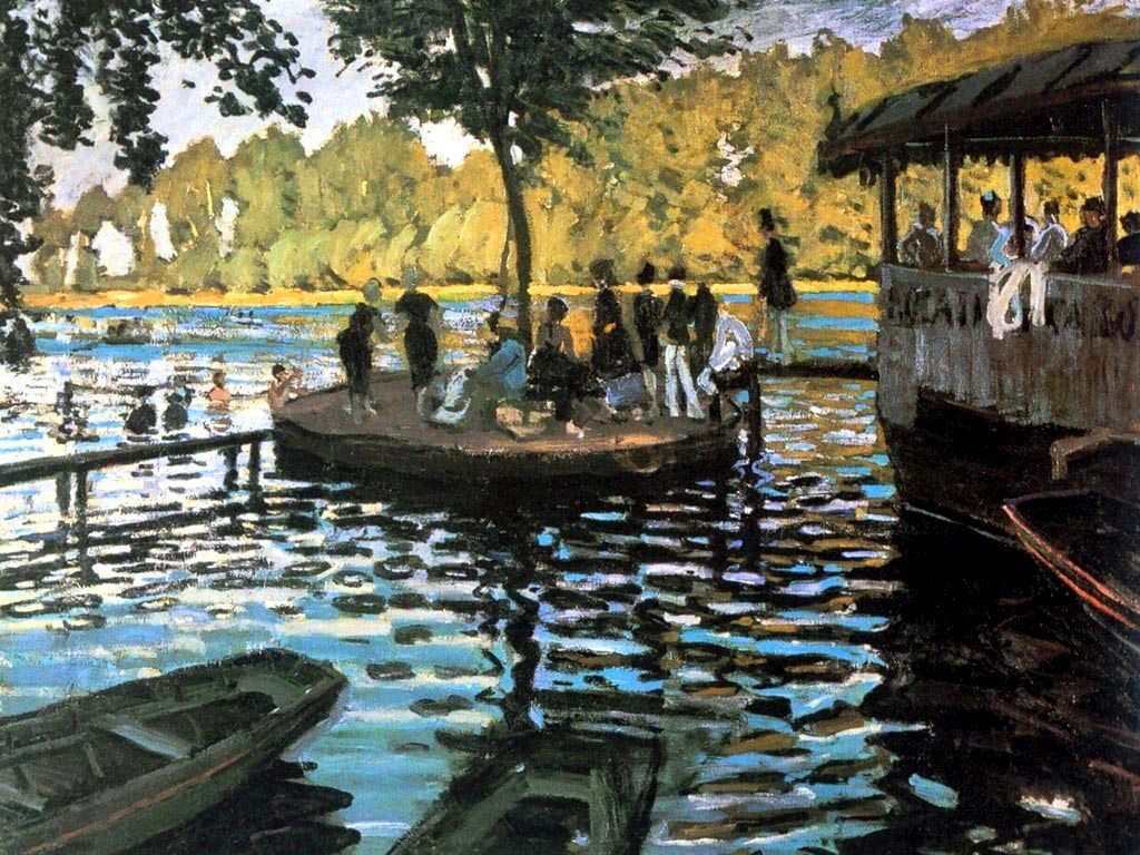 La Grenouillère von Claude Monet