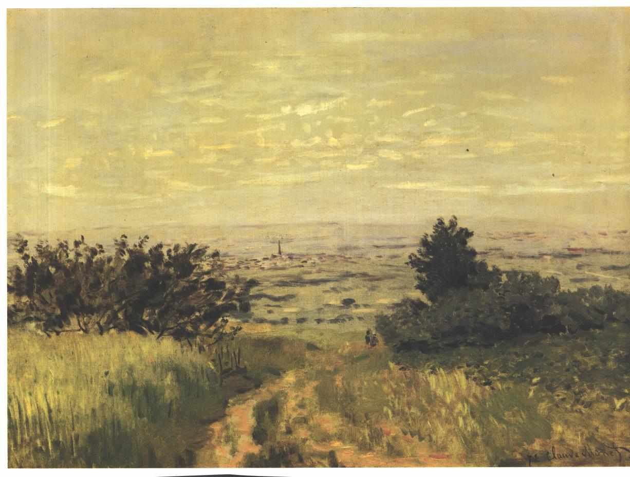 Blick auf die Ebene von Argenteuil von Claude Monet