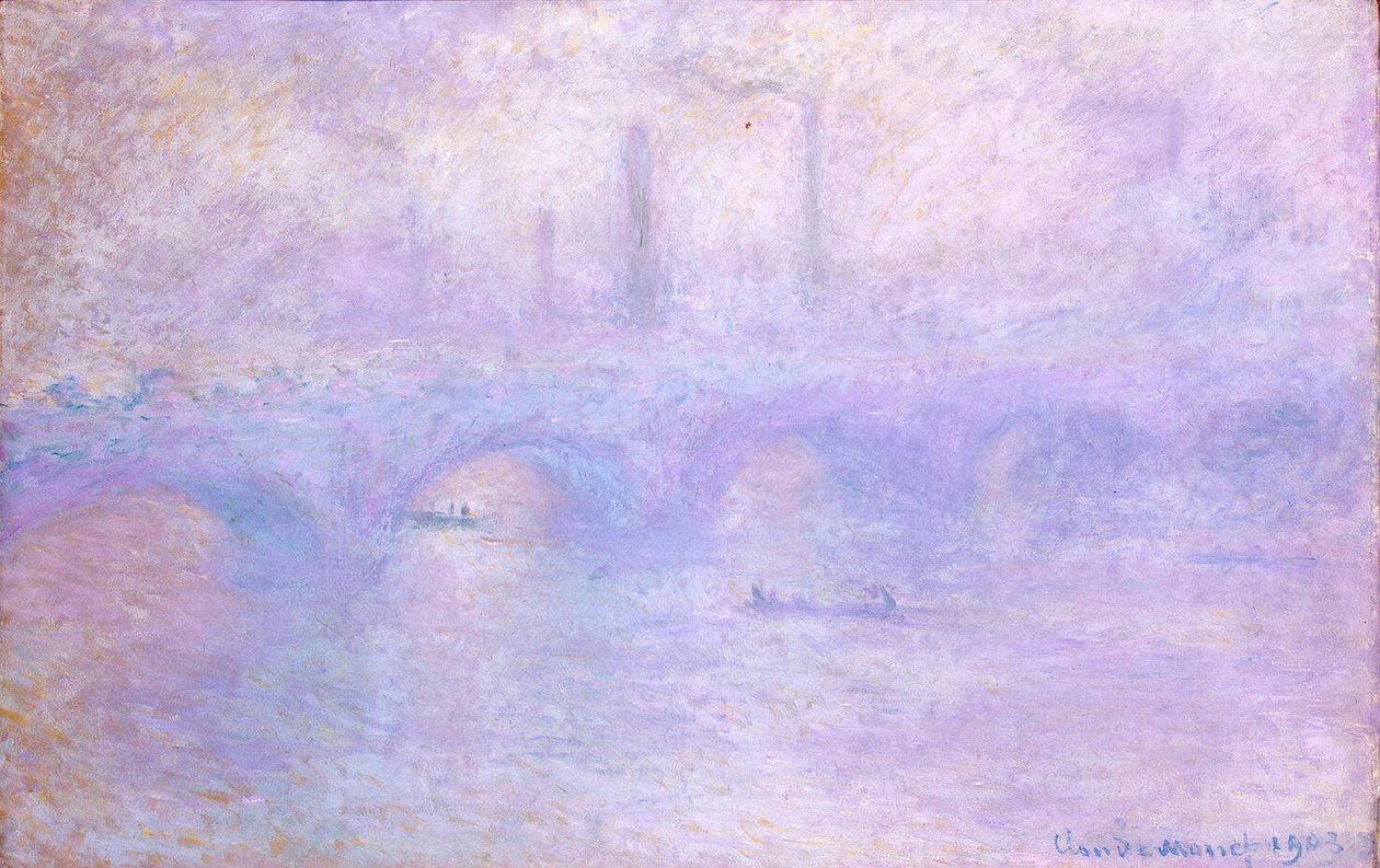 Waterloo-Brücke. Nebeleffekt von Claude Monet