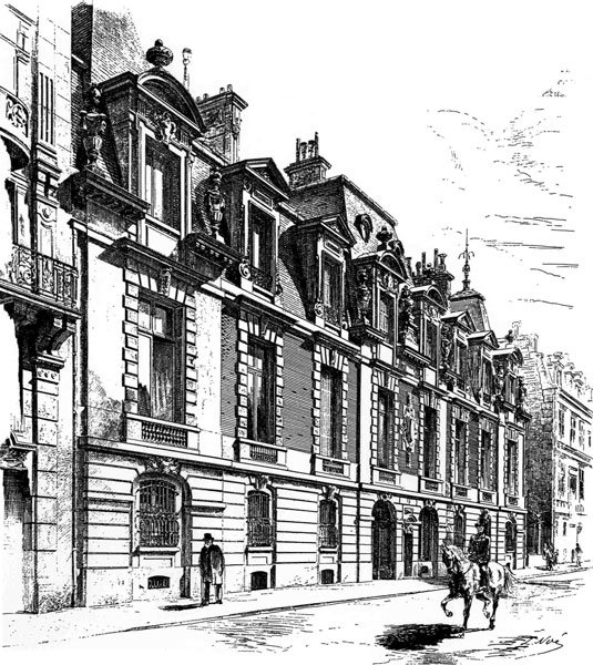 64 RUE DE LISBONNE Fassade - 1878 - Haus von Ernest und Alice Horschede von Claude Monet