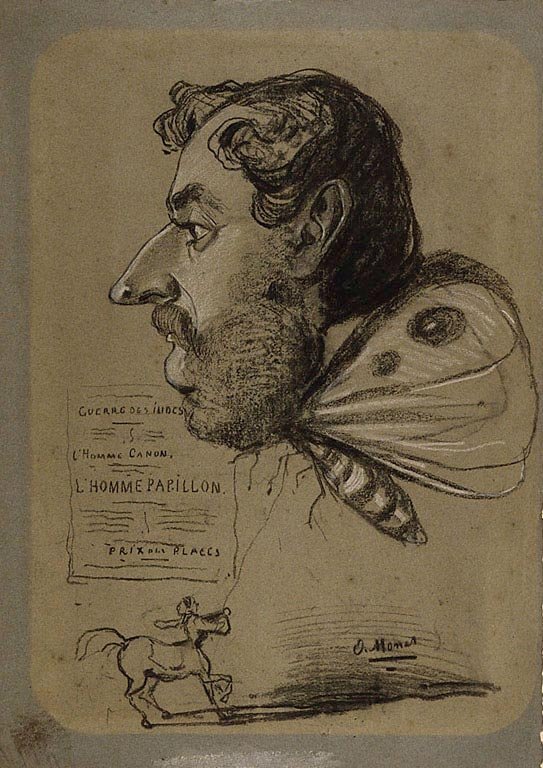 Karikatur von Jules Didier von Claude Monet