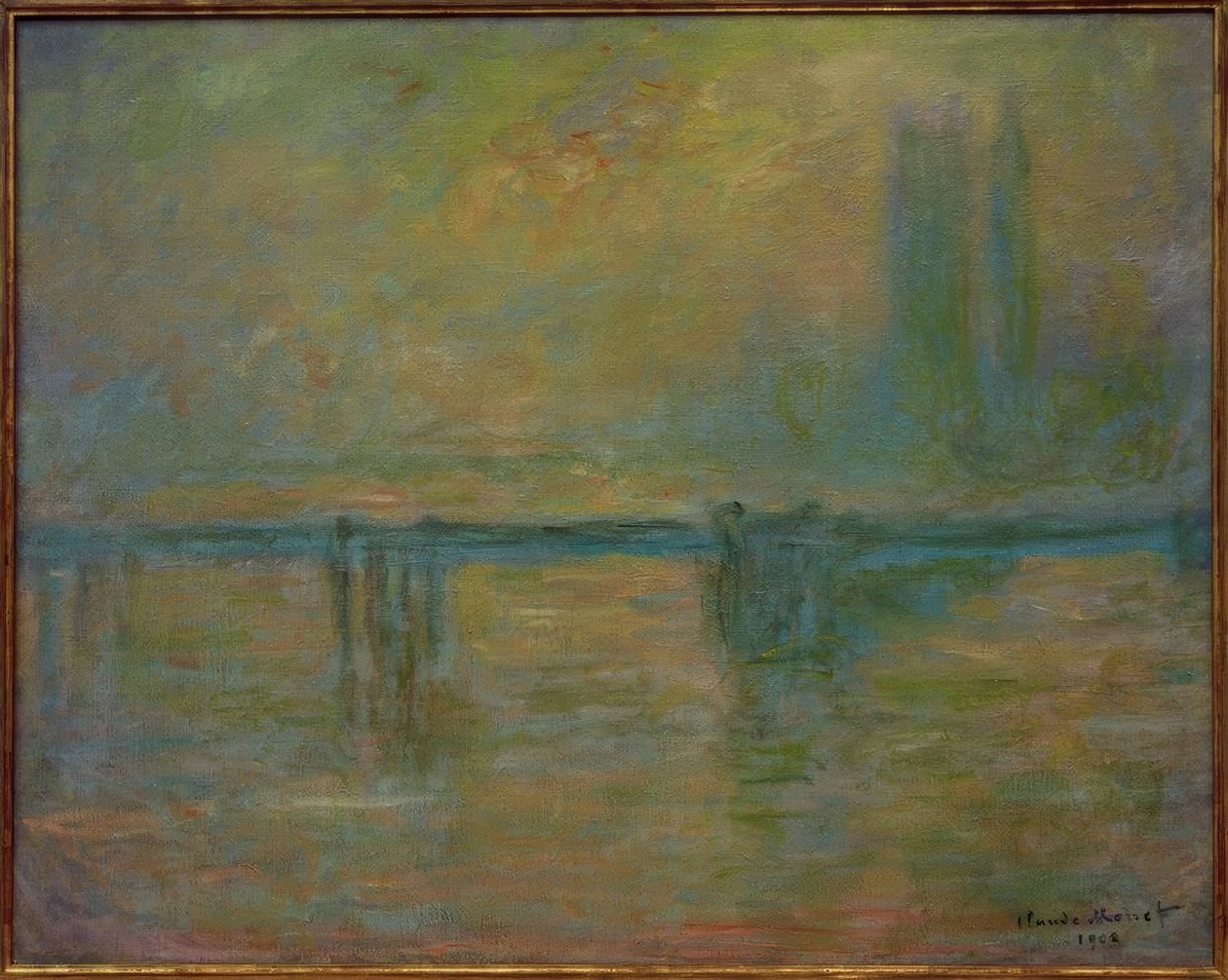Charing Cross Bridge, Nebel von Claude Monet