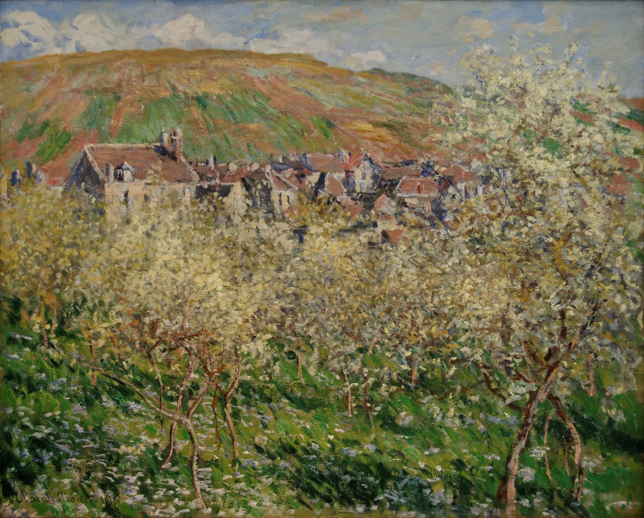 Blühende Pflaumenbäume von Claude Monet