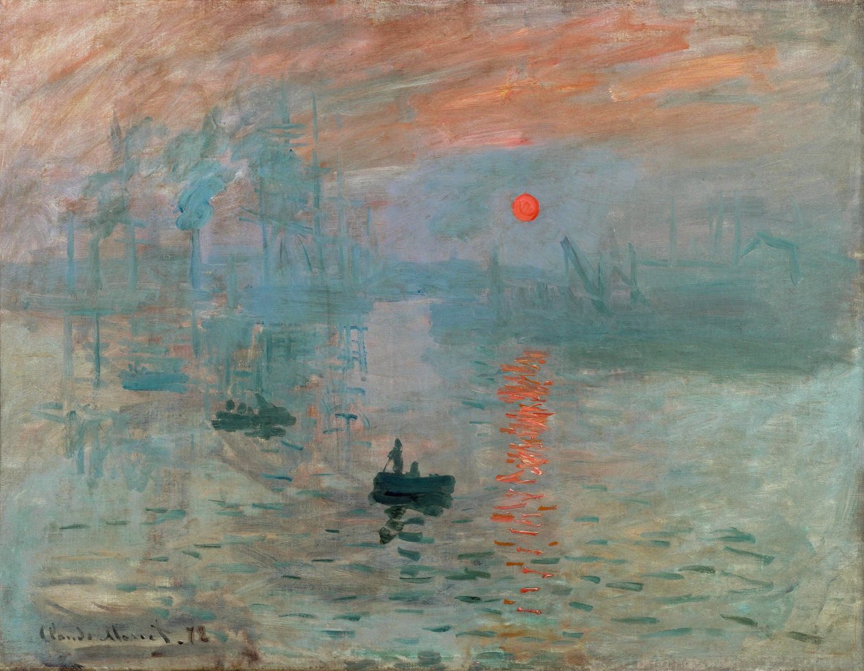 Impression: Sonnenaufgang, 1872 von Claude Monet