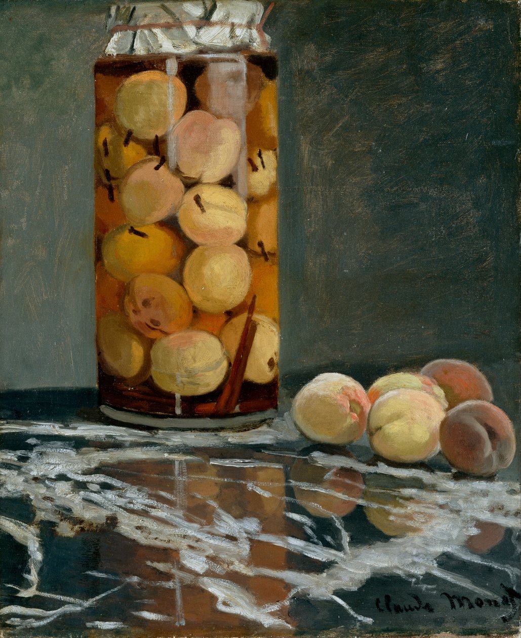 Pfirsichglas von Claude Monet