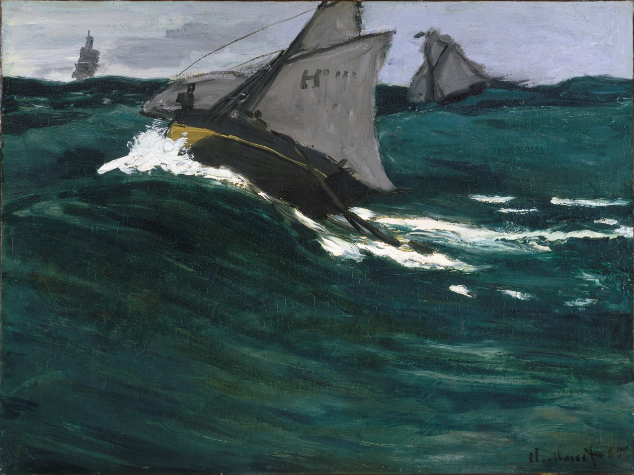Die grüne Welle von Claude Monet