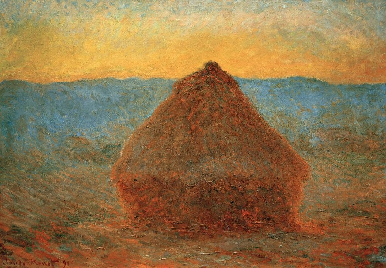 Der Heuhaufen, Umgebung von Giverny von Claude Monet