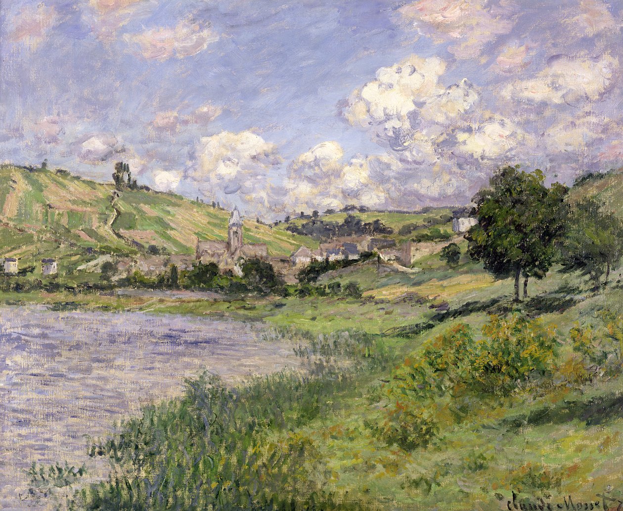 Landschaft, Vetheuil von Claude Monet