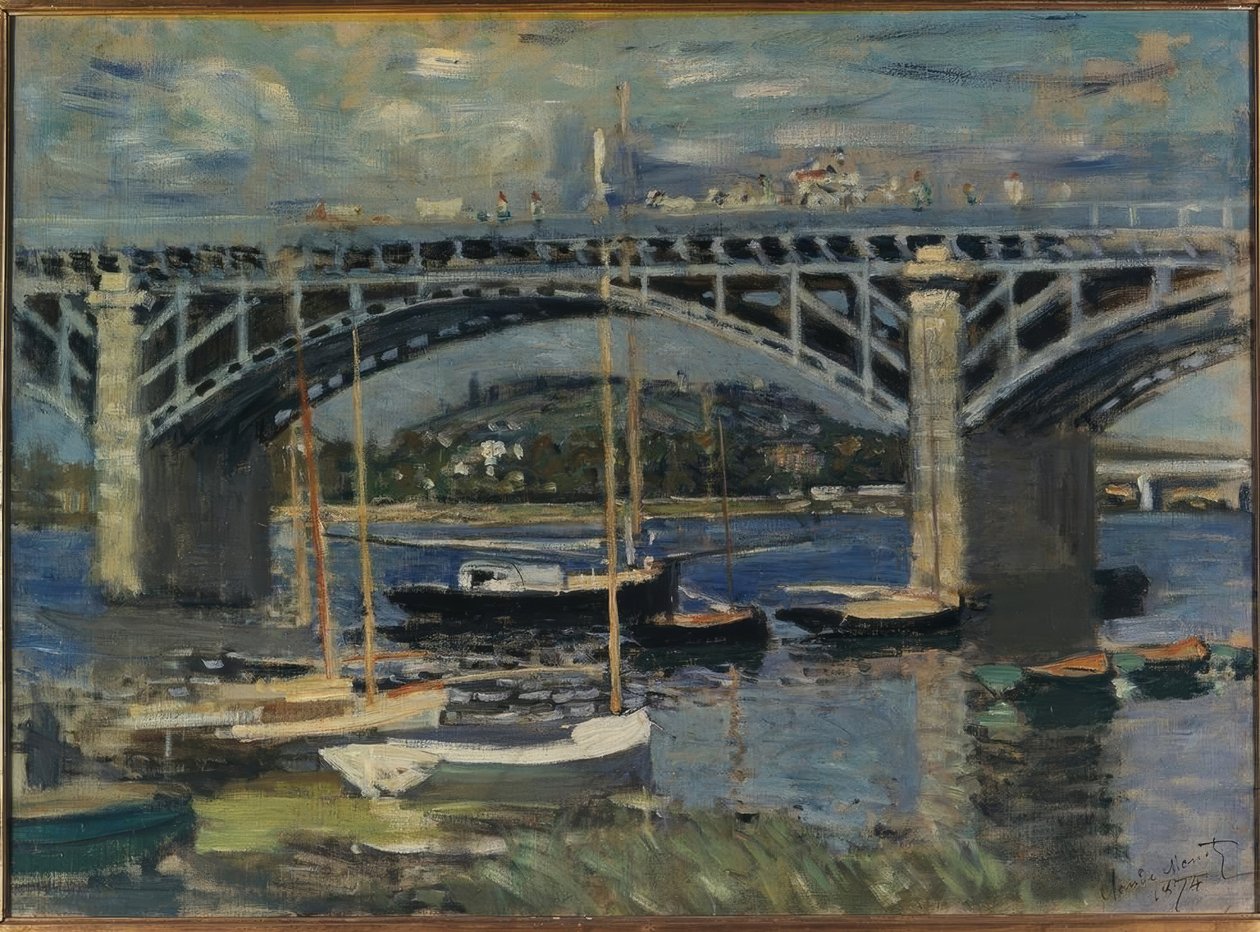 Die Brücke von Argenteuil von Claude Monet