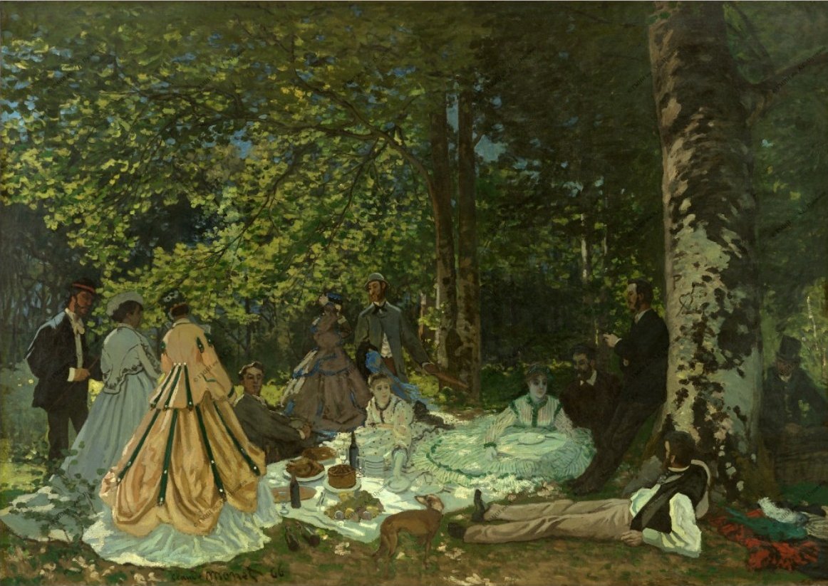 Frühstück im Grünen von Claude Monet