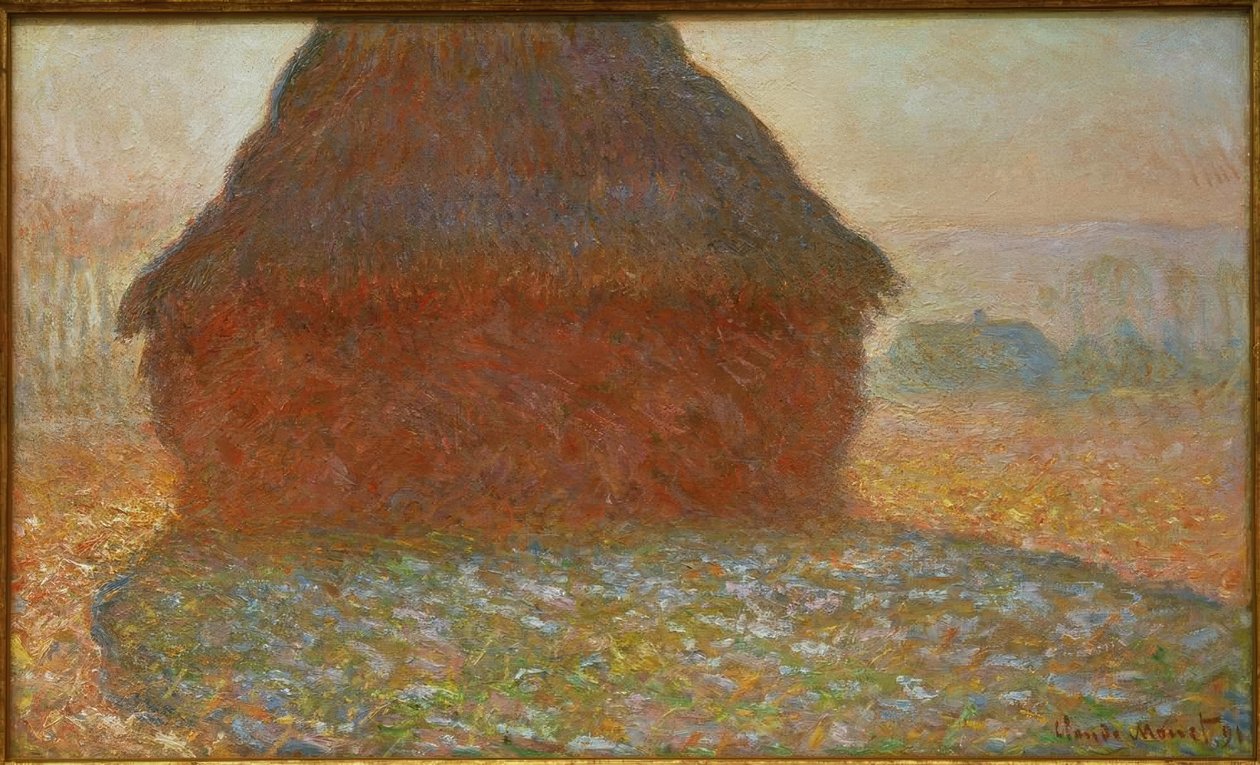 Heuhaufen in der Sonne von Claude Monet